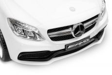 Машинка для катання Caretero (Toyz) Mercedes AMG C63 з батьківською ручкою White